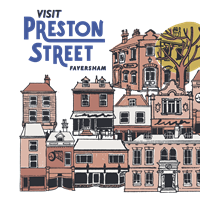 Visit Preston Street Illustration With Logo